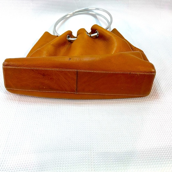 PRADA Leather Ring Handle Bucket Bag - Picture 5 of 5